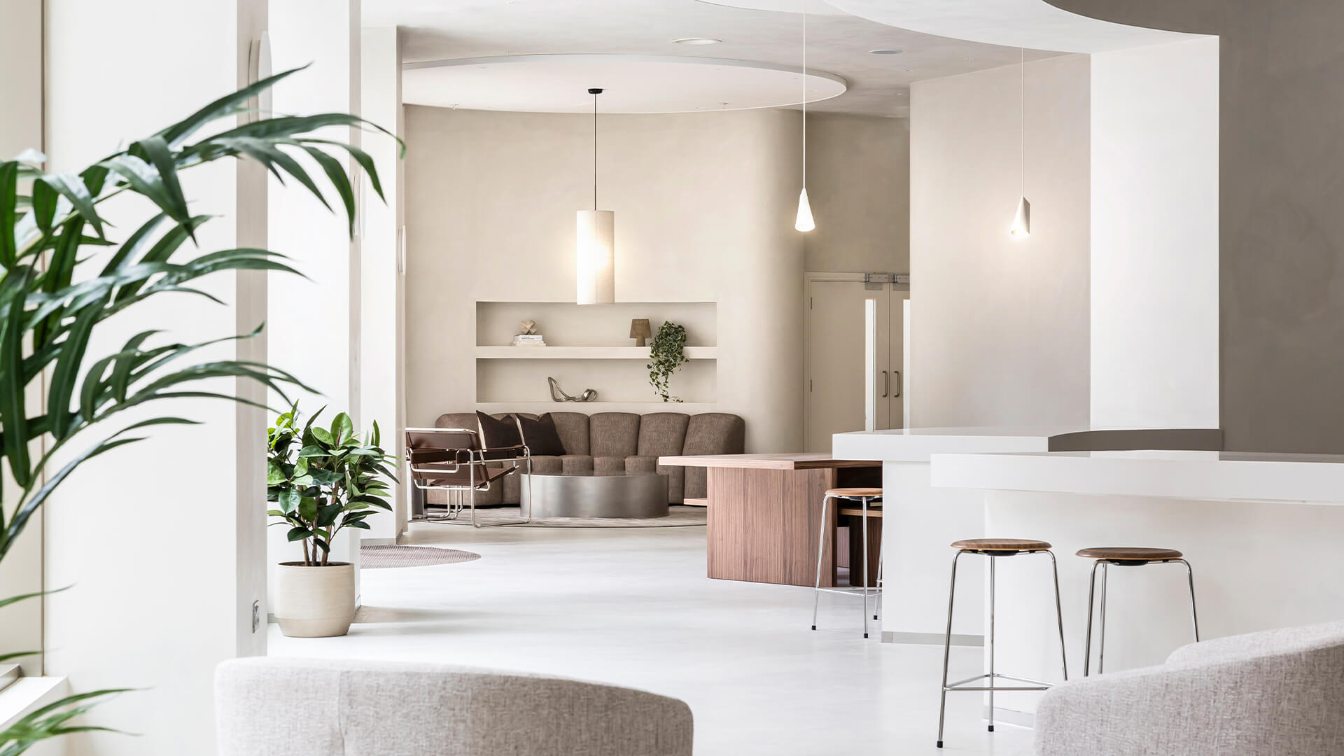 The Club lounge at Neptune Wharf