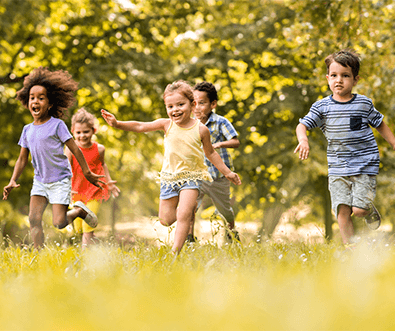 Children learning.