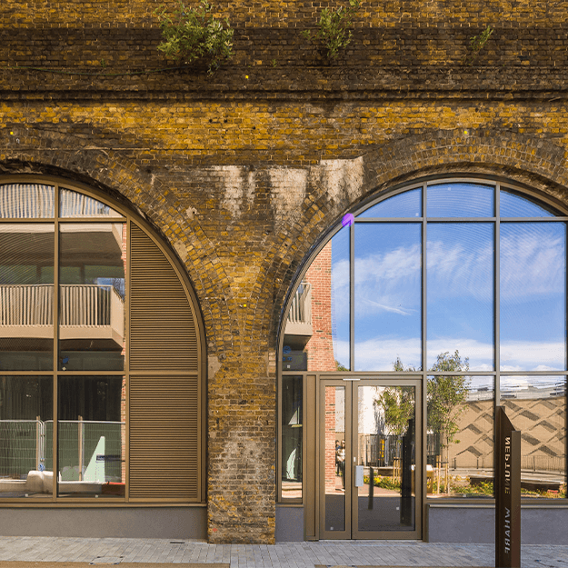 A commercial arch at Neptune Wharf SE8