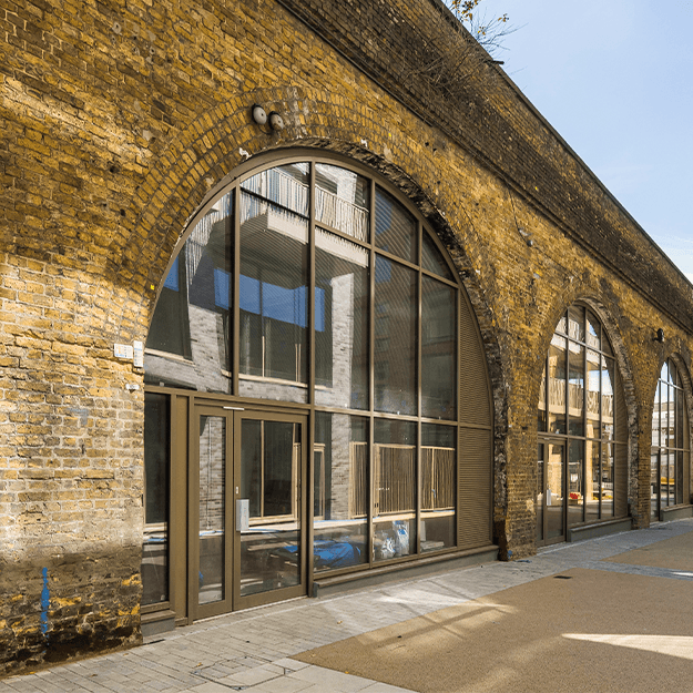 A commercial arch at Neptune Wharf SE8