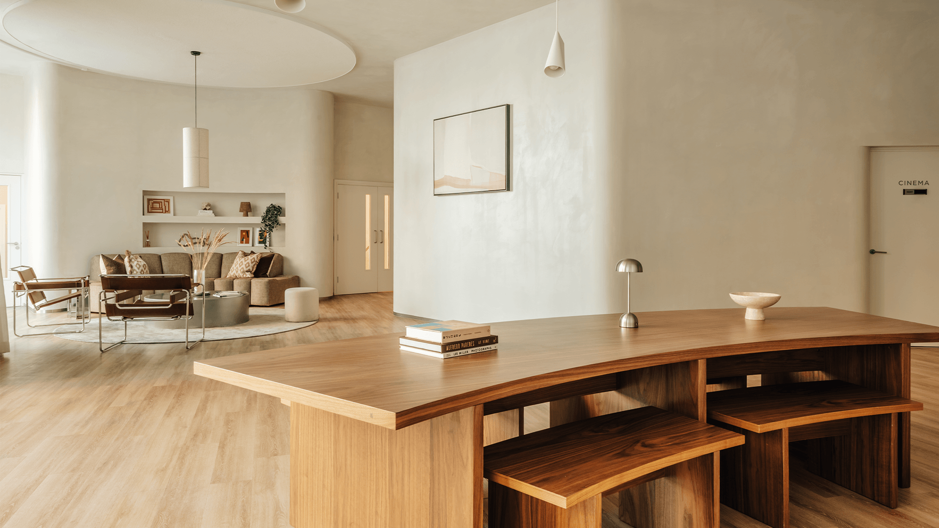 Lounge & co-working space at The Club, Neptune Wharf Deptford SE8